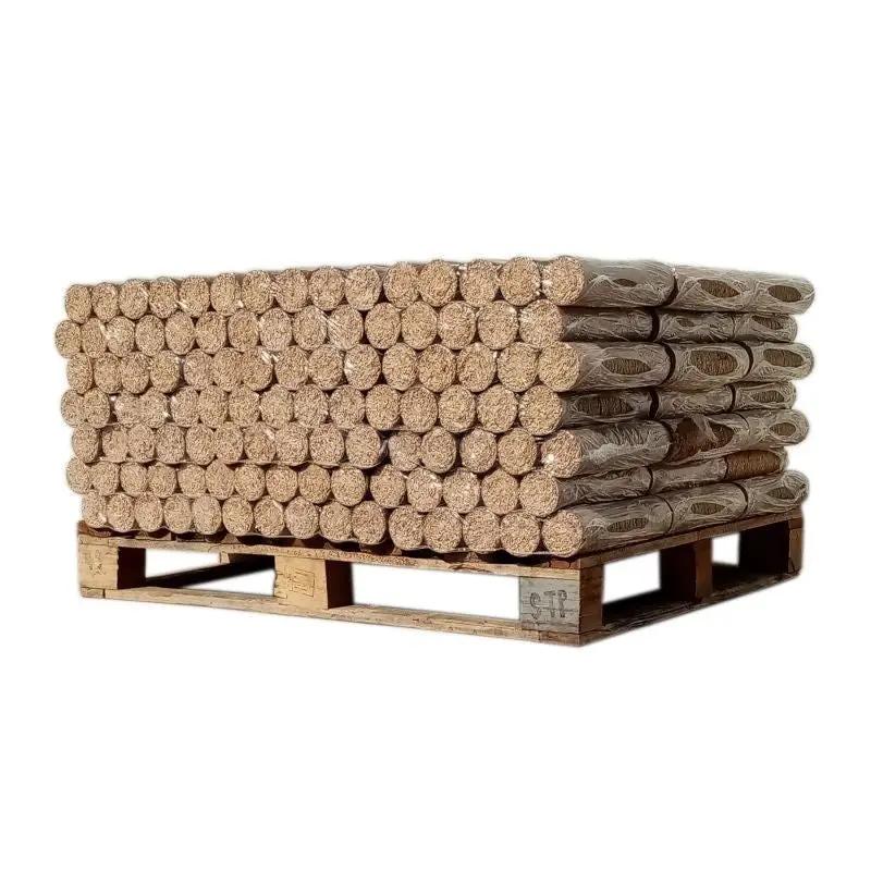BOIS DENSIFIÉ – FEUILLUS – 1/2 PALETTE DE 538 KG Poussière-bois-de-chauffage