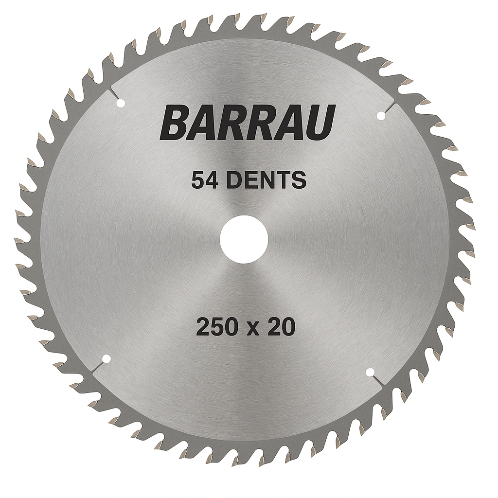 Scie circulaire 54 dents 250 x 20 Barrau Machines Agricoles
