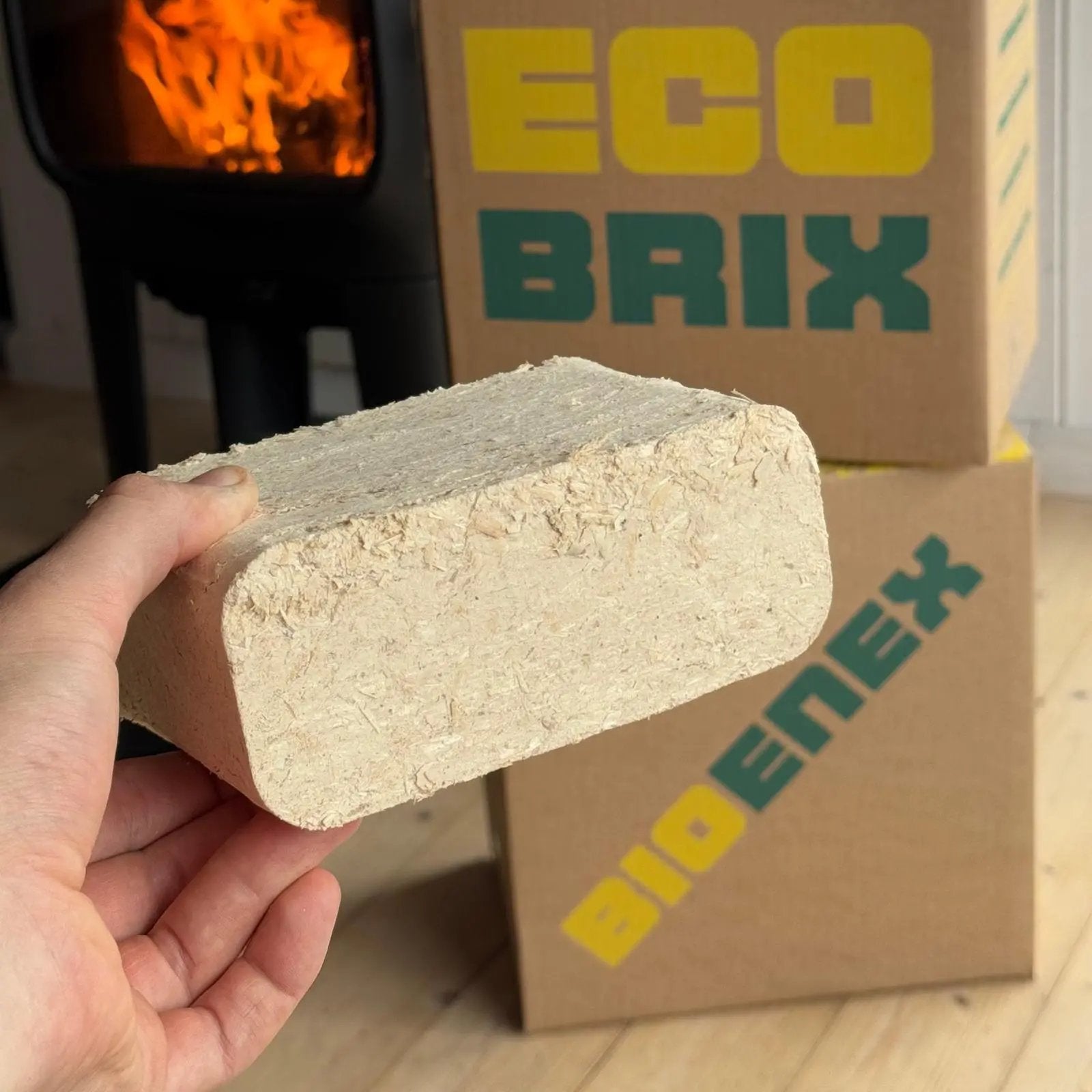 Briquettes de Sciure EcoBrix Bioenex France