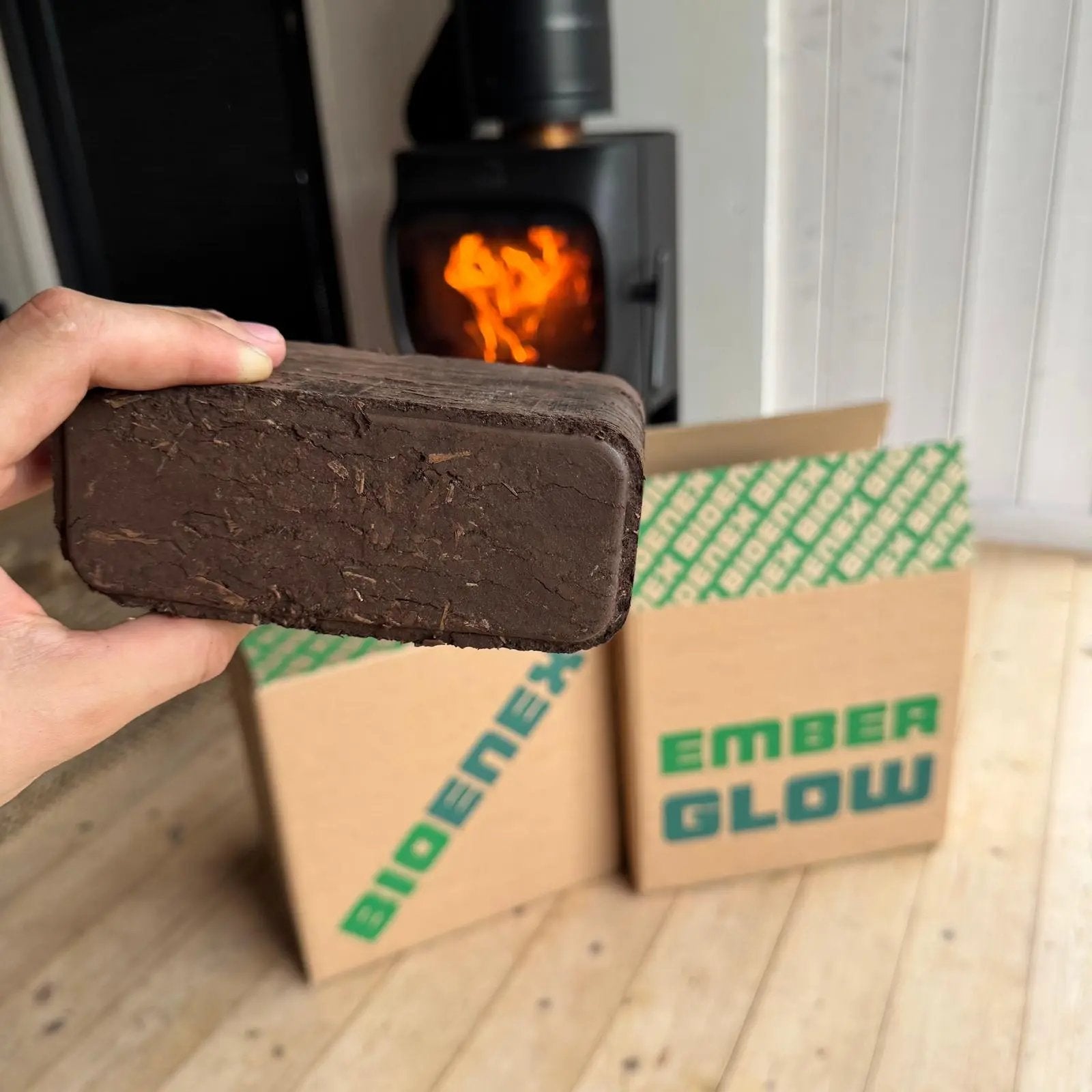 Briquettes de nuit Emberglow Bioenex France