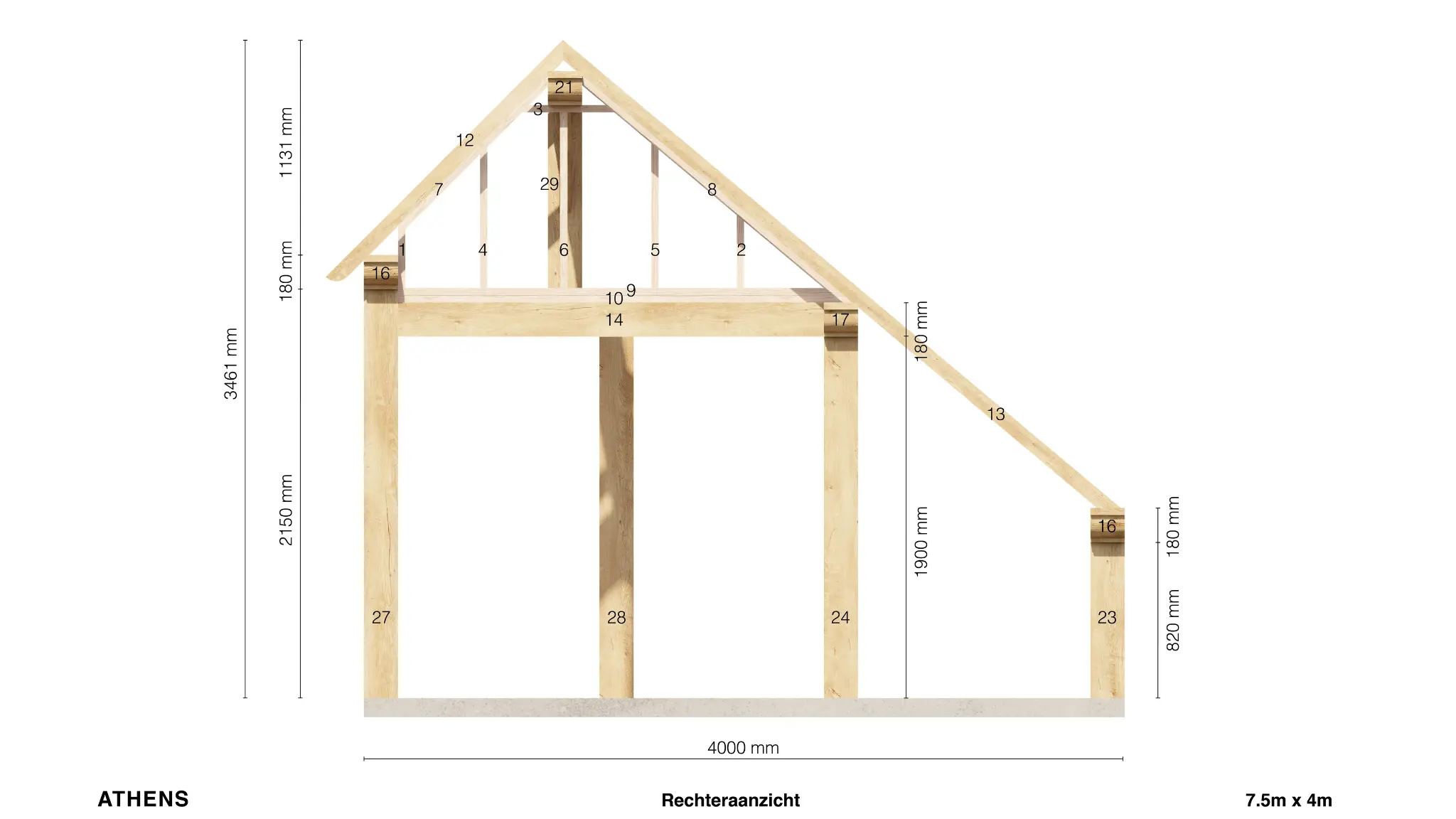 Athens My Wood Build Kit