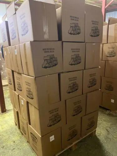 Bouleau 660kg Bois de chauffage et barbecue Poussière-bois-de-chauffage